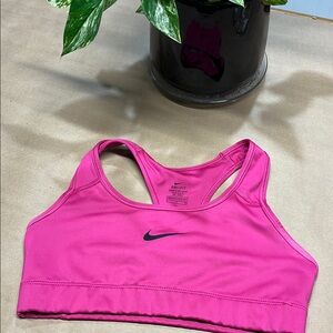 Nike Pink Sports Bra Size Small